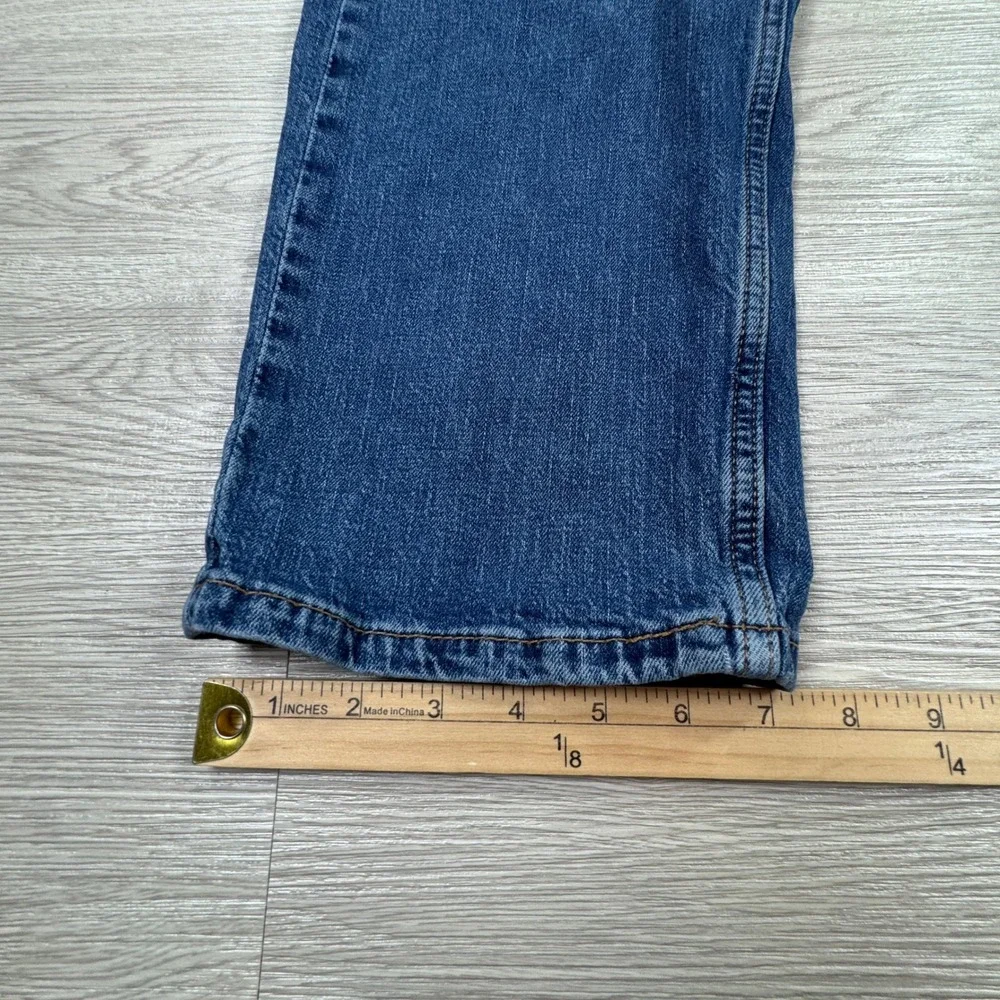 Levi's Men's Jeans 505 Regular Fit Straight Leg Blue 36x32 Stretch Denim Classic